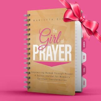 The Girl Of Prayer Journal w/ Vision Accent Stickers